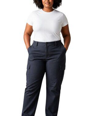 Blauer NEW Tactical Cargo Pants Work Utility Women Size 22 Navy Blue Zip 8863XSW